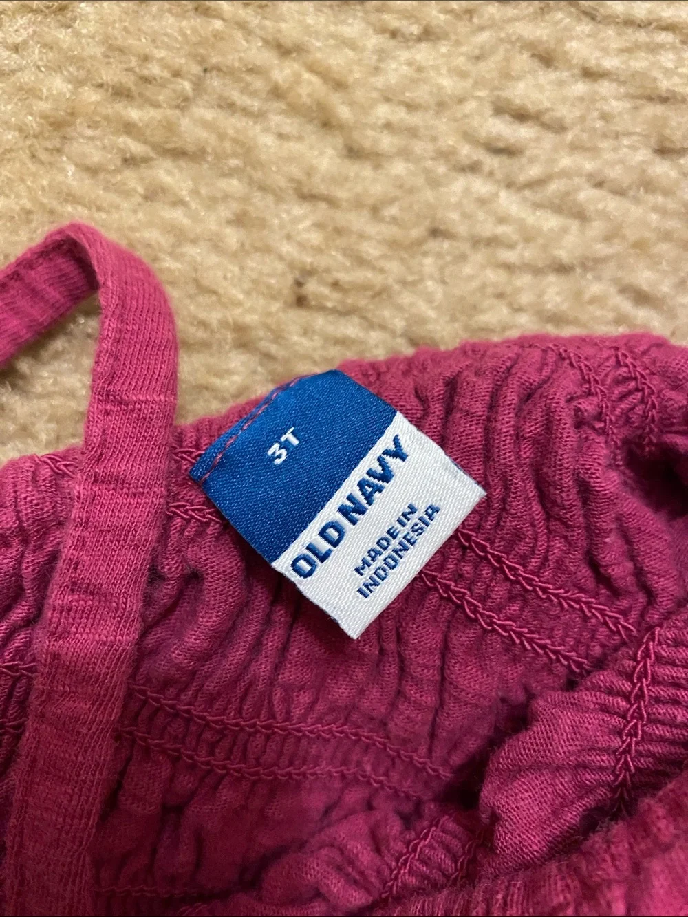 Old Navy Hot Pink One-Shoulder Ruffle Dress